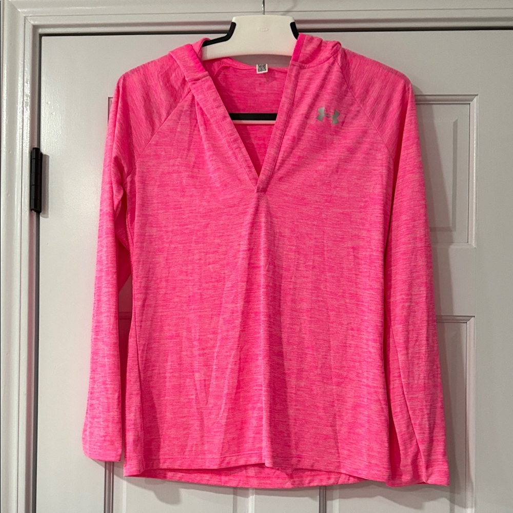 Under Armour Vivid Pink Pullover Hoodie